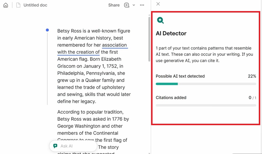 grammarly ai detector