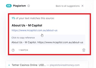 grammarly plagiarism checker accurate result