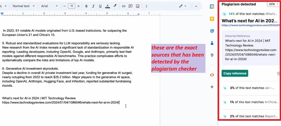 grammarly plagiarism checker