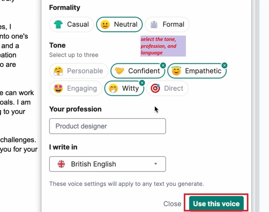 grammarly tone detector