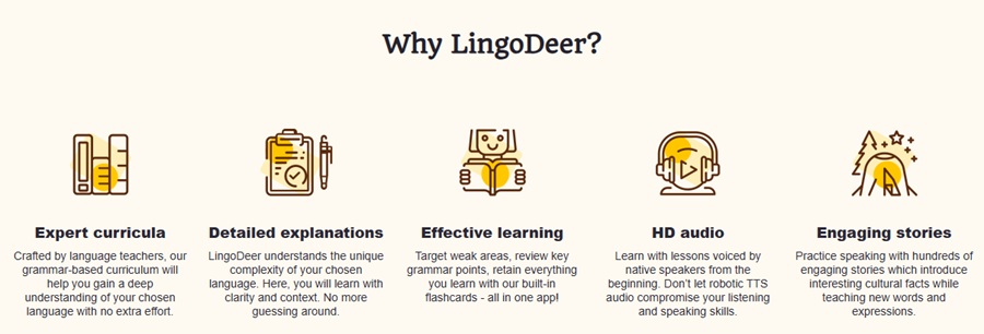 what makes lingodeer different