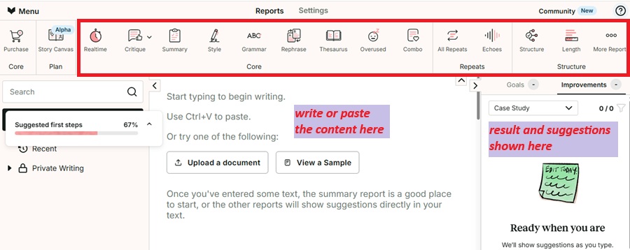 prowritingaid ease of use