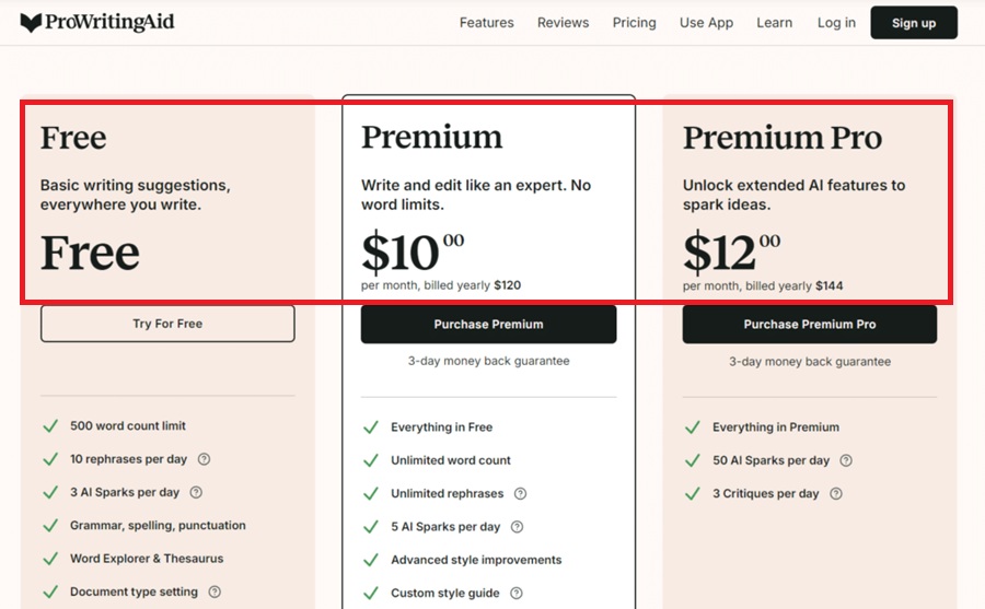 prowritingaid price